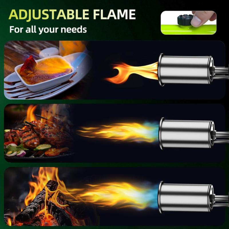 Set the flame level